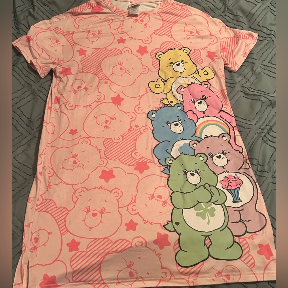 Care Bears Pink ladies nightgown pajamas
